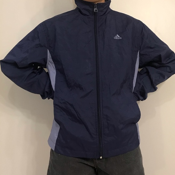 VINTAGE ADIDAS ZIP UP WINDBREAKER!! - Picture 2 of 3